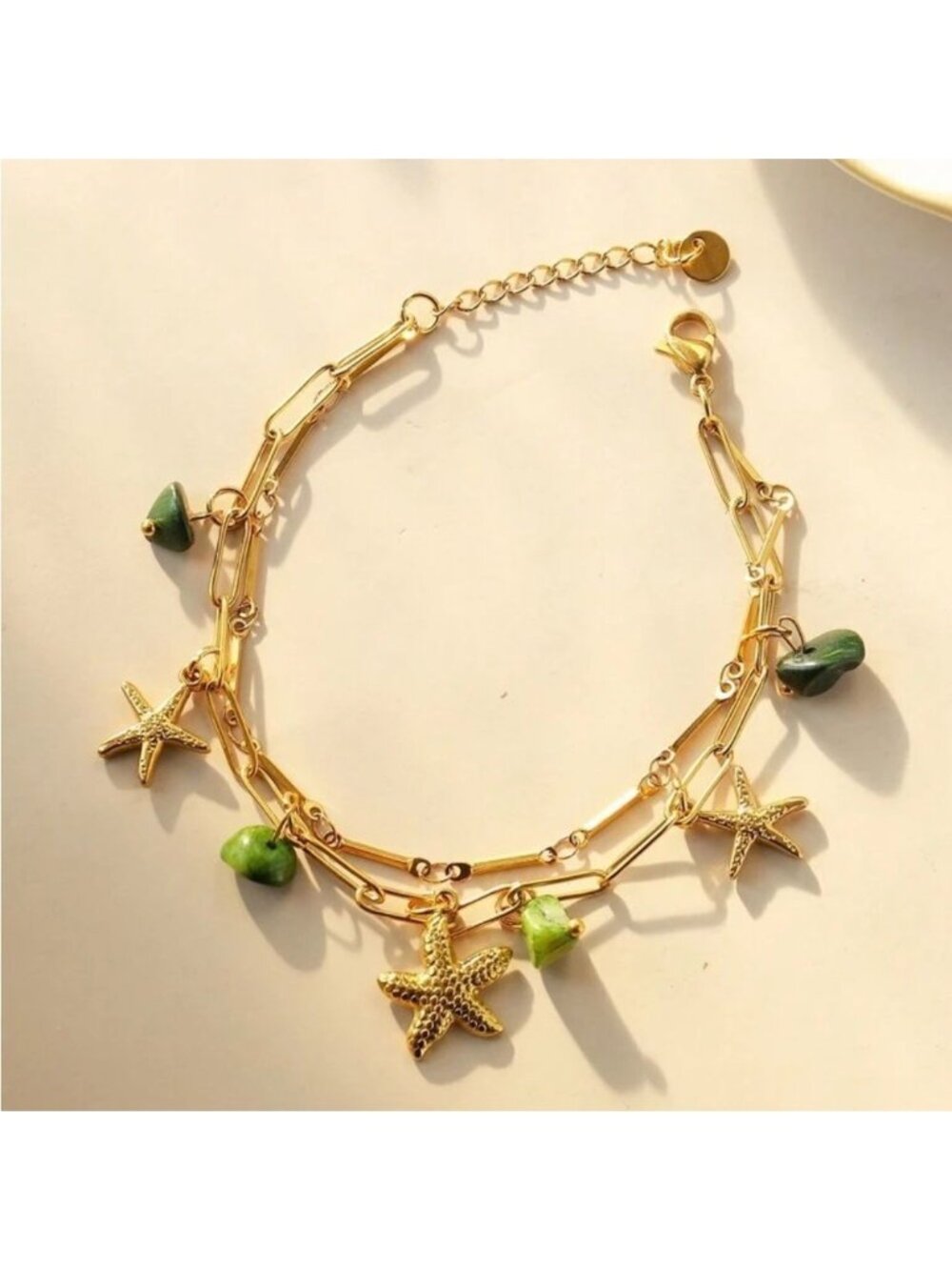 Starfish Charm Bracelet Q729